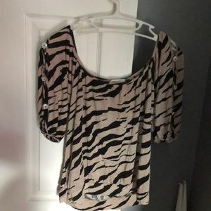 Zebra print shirt
